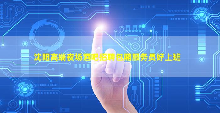 沈阳高端夜场酒吧招聘包厢服务员好上班